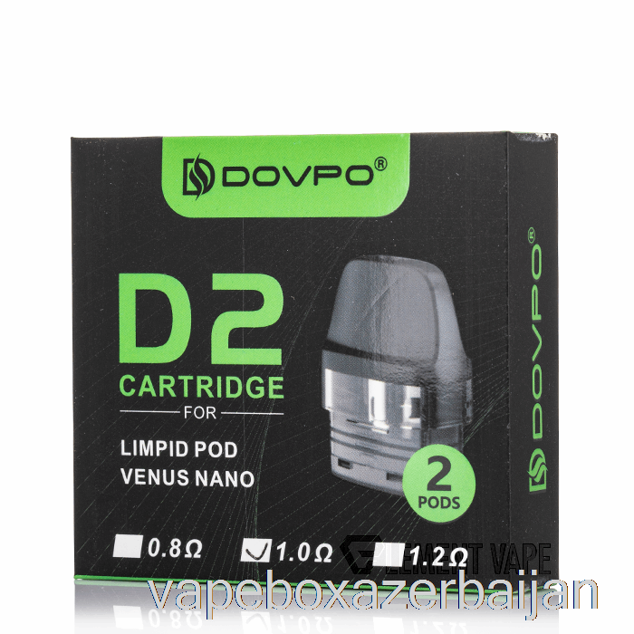 Vape Azerbaijan Dovpo D2 Limpid Replacement Pods 1.0ohm D2 Pods